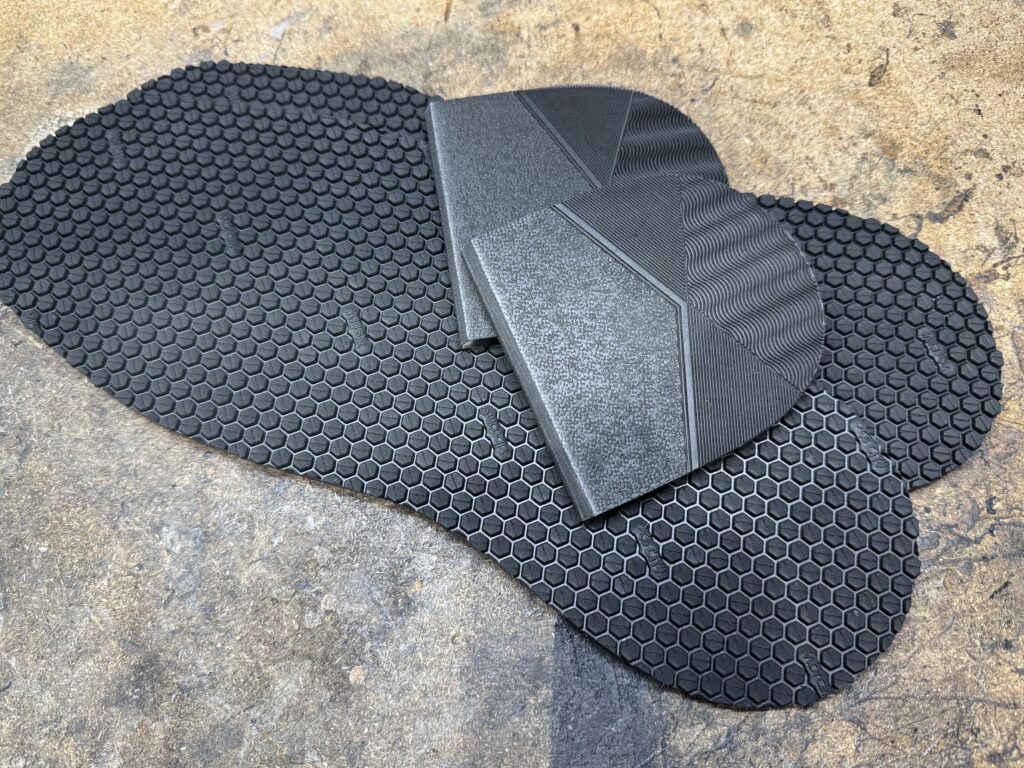 Vibram7120ソール素材セット、ハチの巣パターンのラバー部材