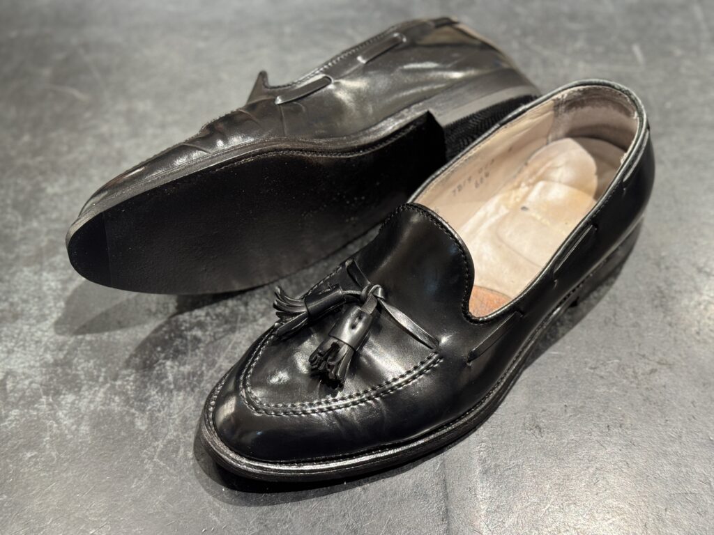 Alden（オールデン）のタッセルローファー修理後の全体像｜トーレザー補修後の仕上がり