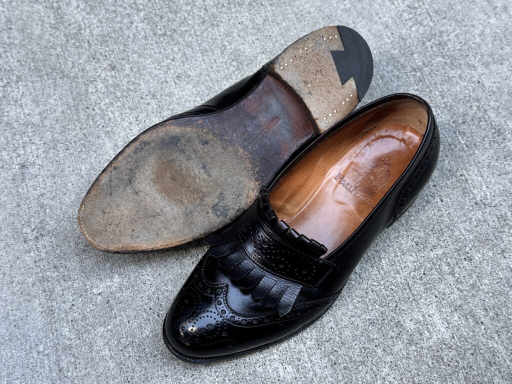 エドワードグリーン旧工場製 メンズローファーのレザーソール