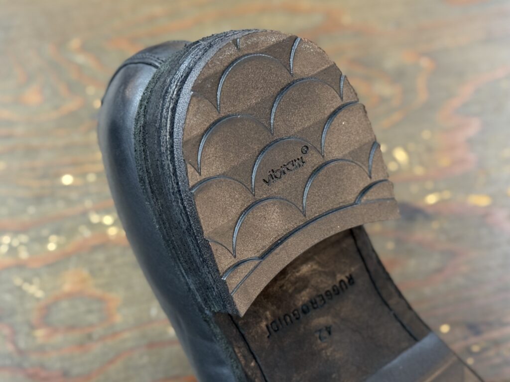 Guidi 990E 純正トップリフト補強後のヒール