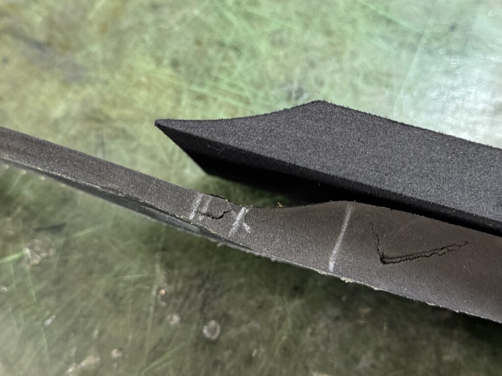 ダナー サーマン スポンジウェッジ作成工程