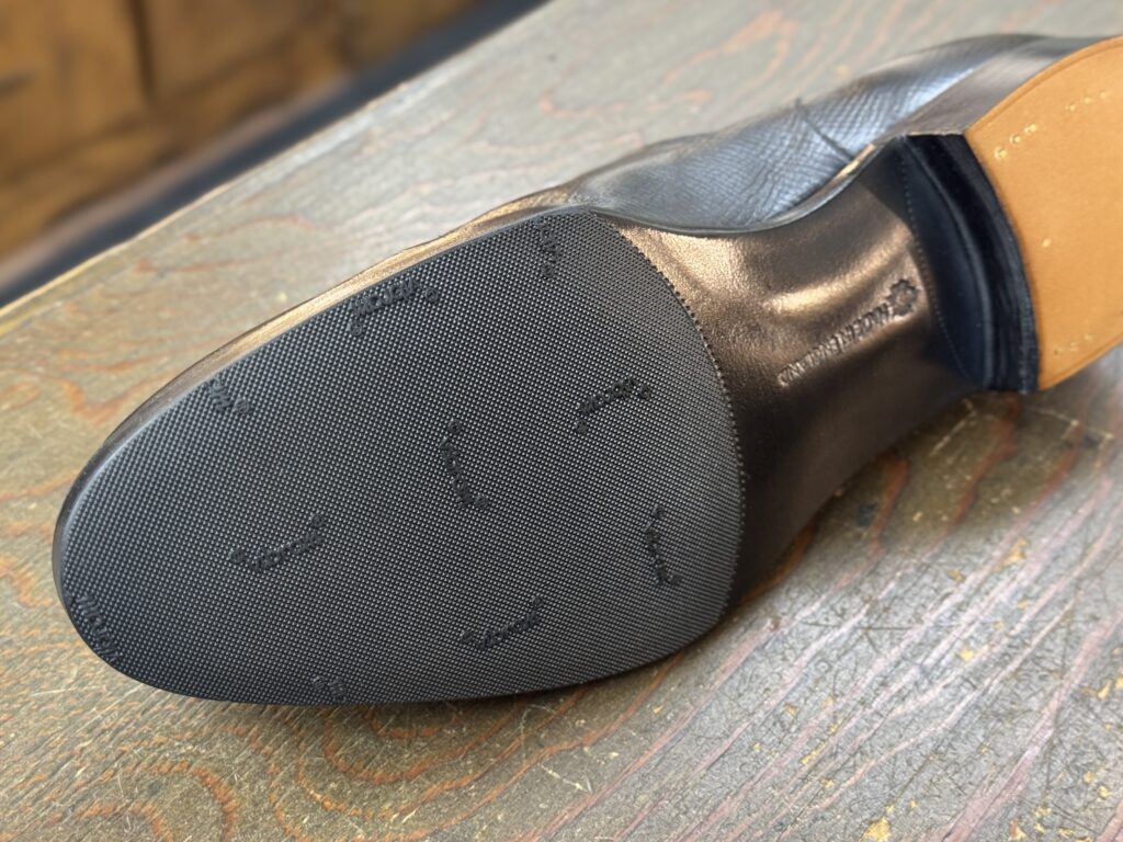 エドワードグリーン ドーバー Vibram7673 ハーフラバー補強 ソール仕上がり