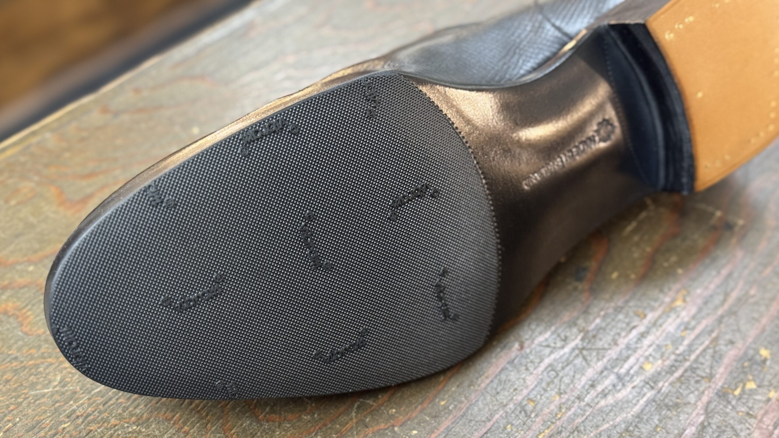 エドワードグリーン ドーバー Vibram7673 ハーフラバー補強 ソール仕上がり