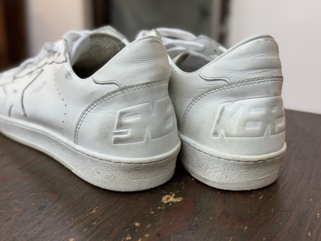 ゴールデングース ボールスター 傾斜板修理後のヒール仕上がり