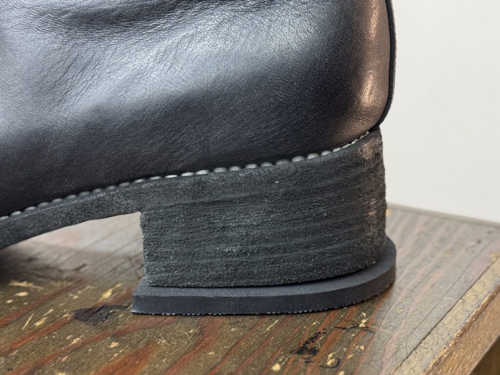 グイディPL1 ヒールスプリング調整後 接地バランスを整えた状態