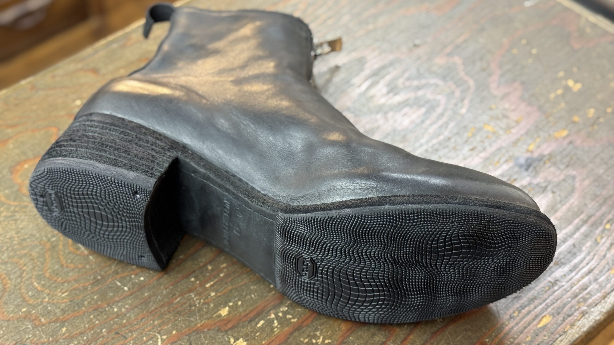 グイディPL1 ハーフソールとトップリフト追加後のソール全体