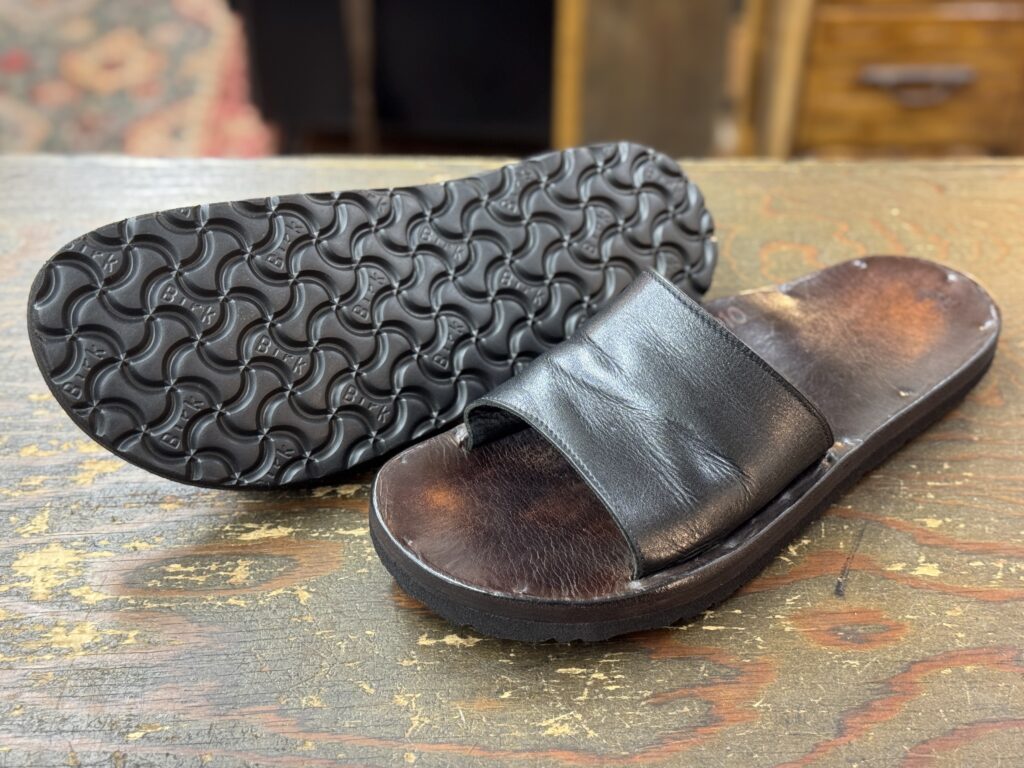 ユッタニューマン シモーネ 修理後 全体俯瞰 ビルケンソール交換後