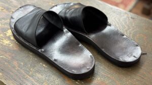 ユッタニューマン シモーネ ビルケンソールオールソール 修理後イメージ