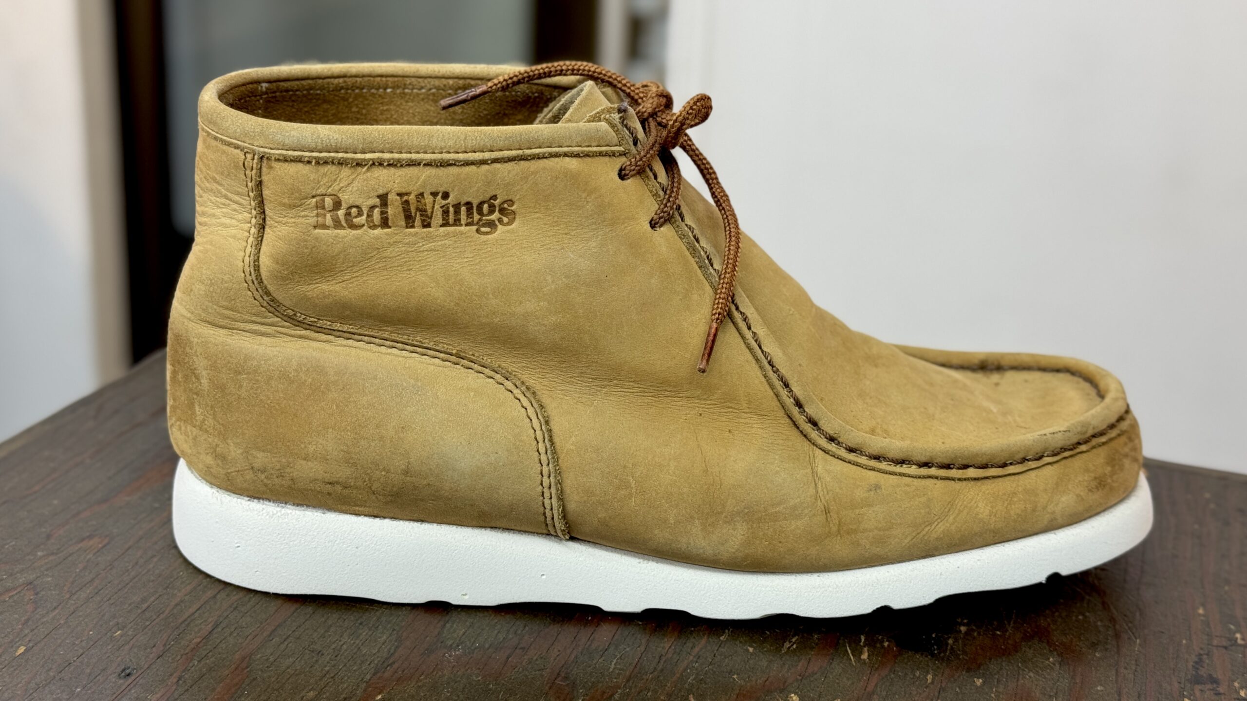 レッドウィング891 vibram377K オールソール後 側面ビュー