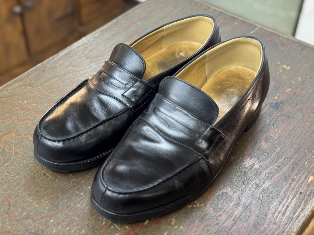 J.M. Weston 180 シグニチャーローファー 修理後の全体状態