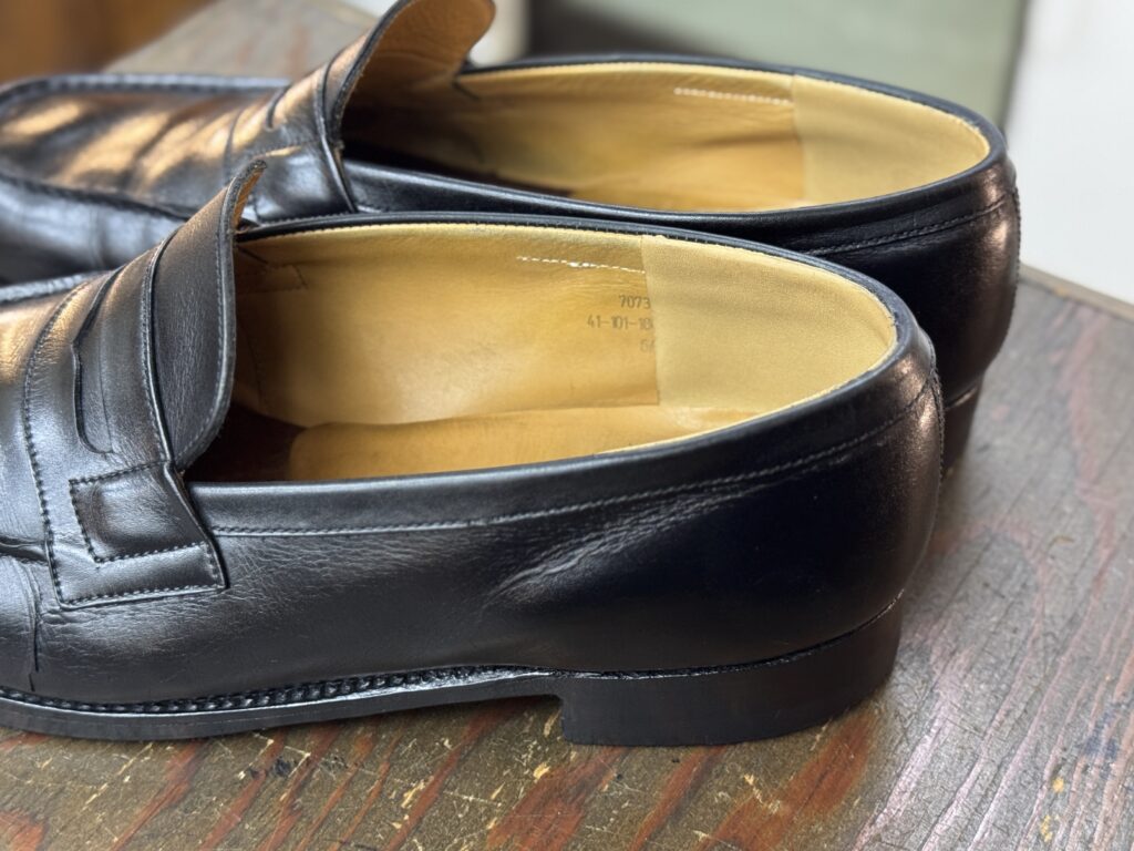 J.M. Weston 180 修理後の履き口まわり