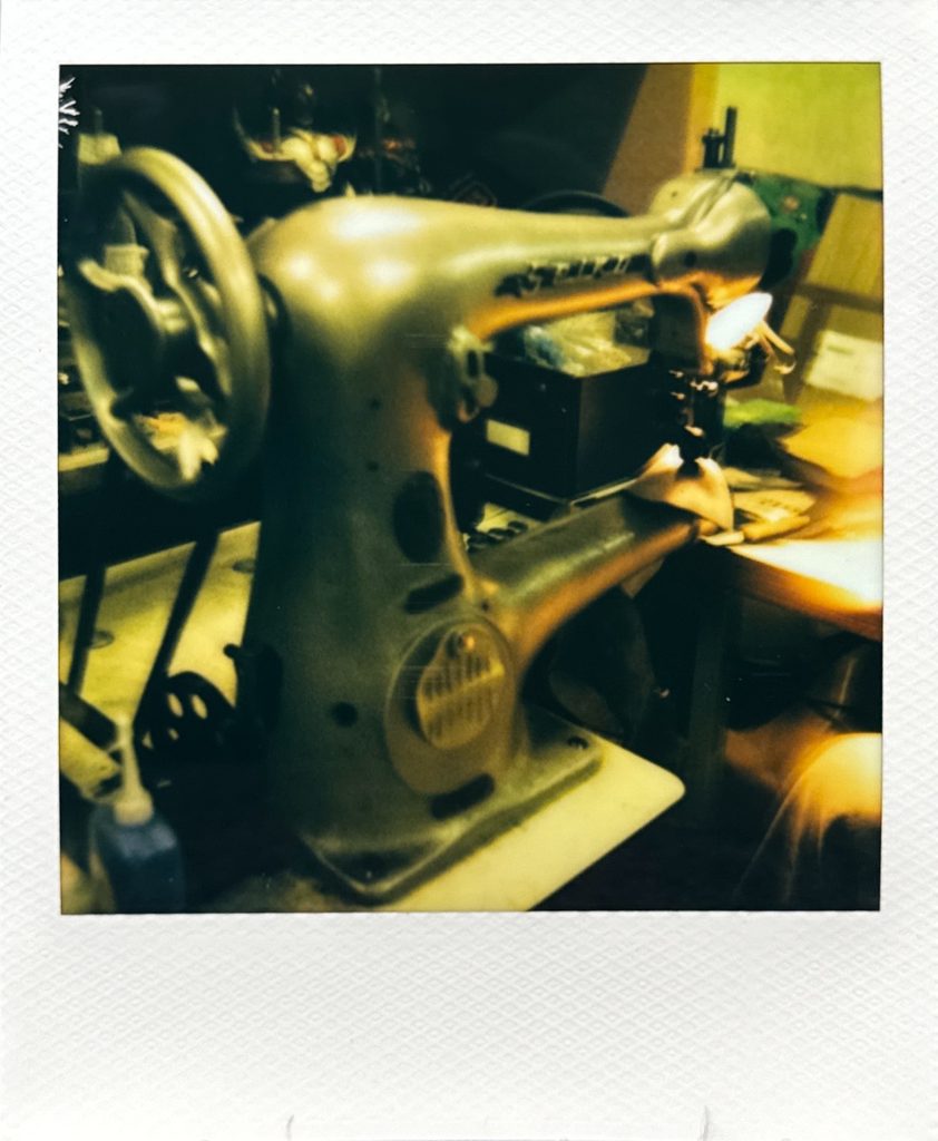 alden-4540-tanker-boots-resole-polaroid-18-arm-sewing-machine