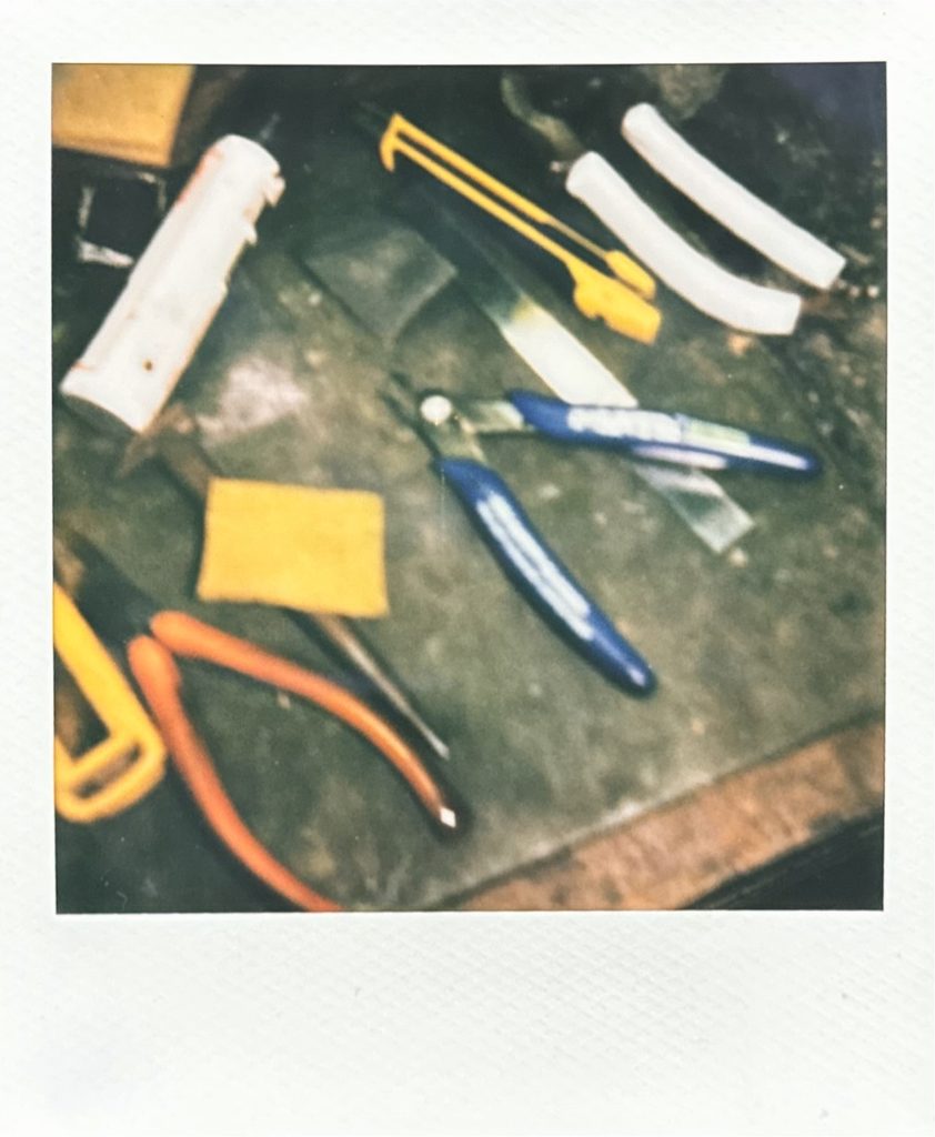 靴修理 工具 ポラロイド